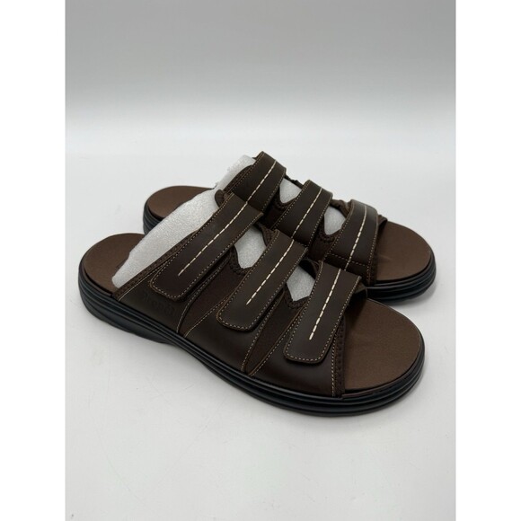 Propét Men\'s Hatcher Brown Sandals 11.5 Medium (D) Propet  NIB US 11 1/2 main image 4